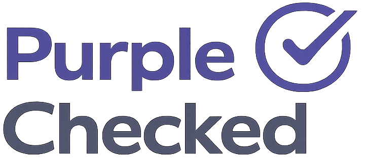 Purple Checked